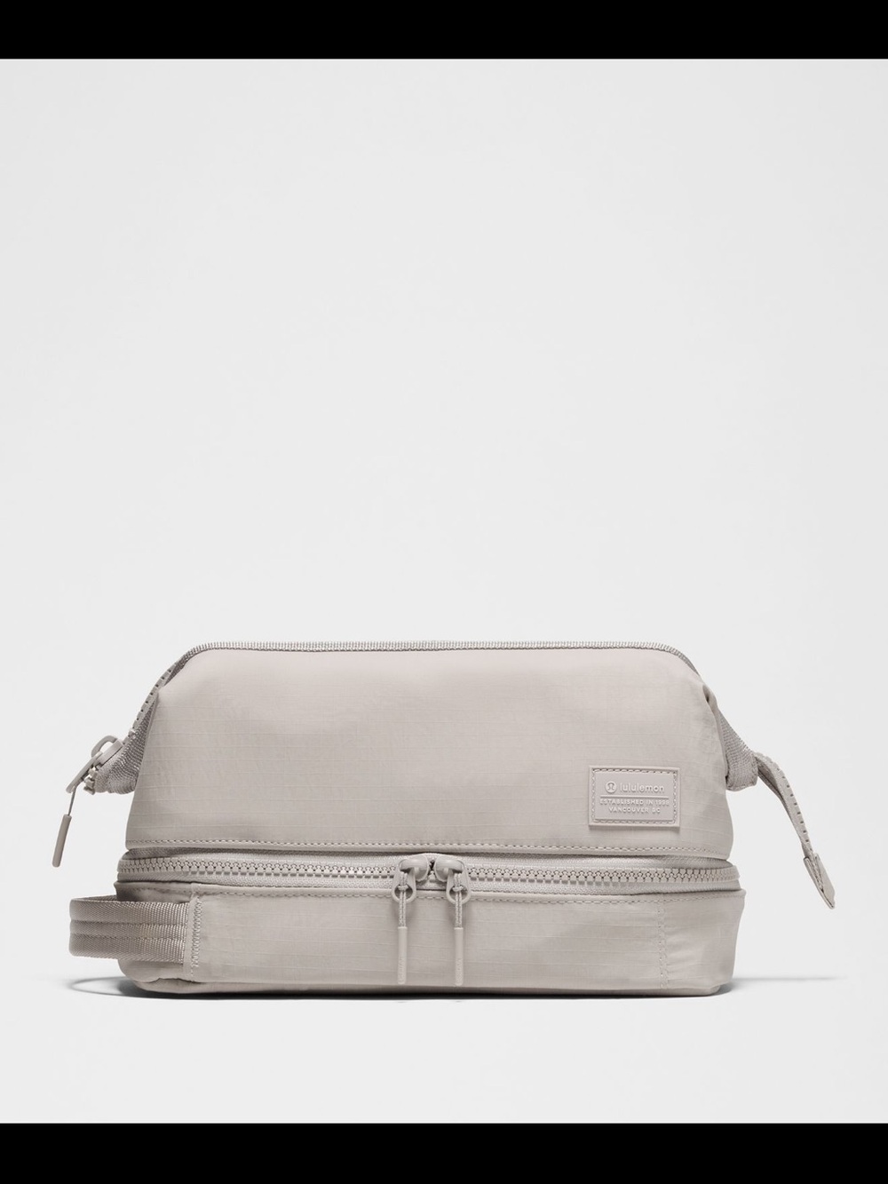 Lululemon Dual Compartment Toiletry Bag/ Downtown Tan